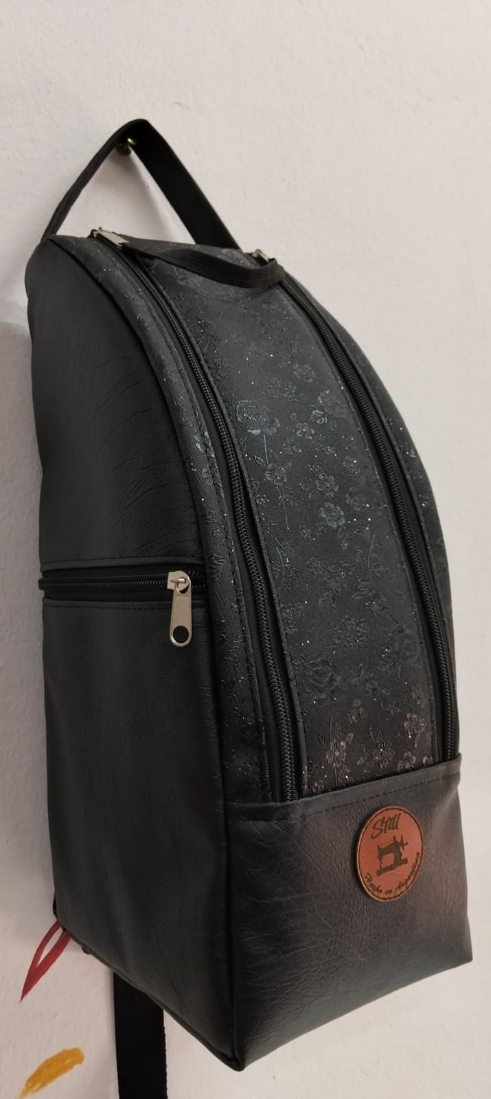 matero ecoc negro flores