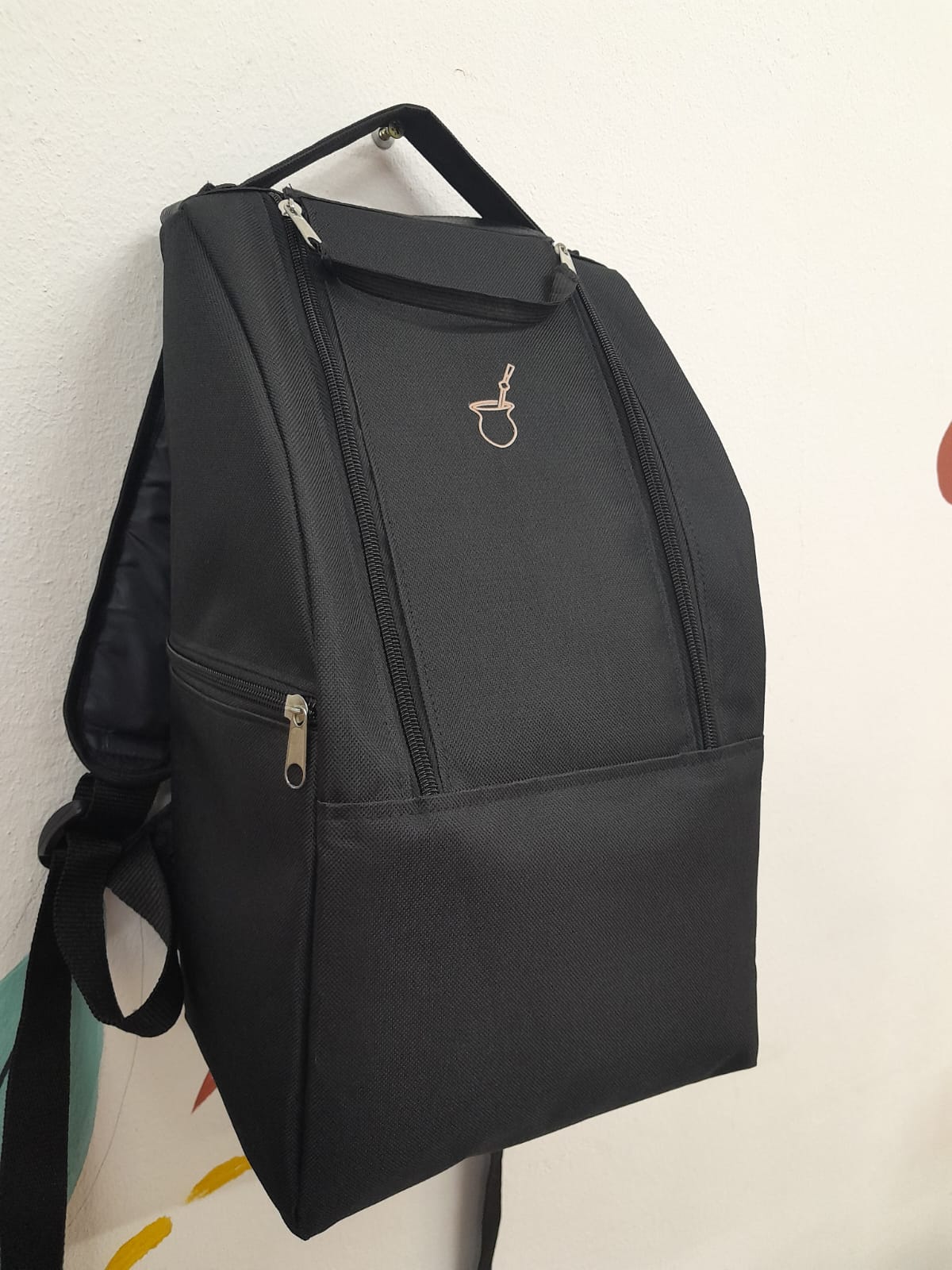 mochila matera negra c est mate