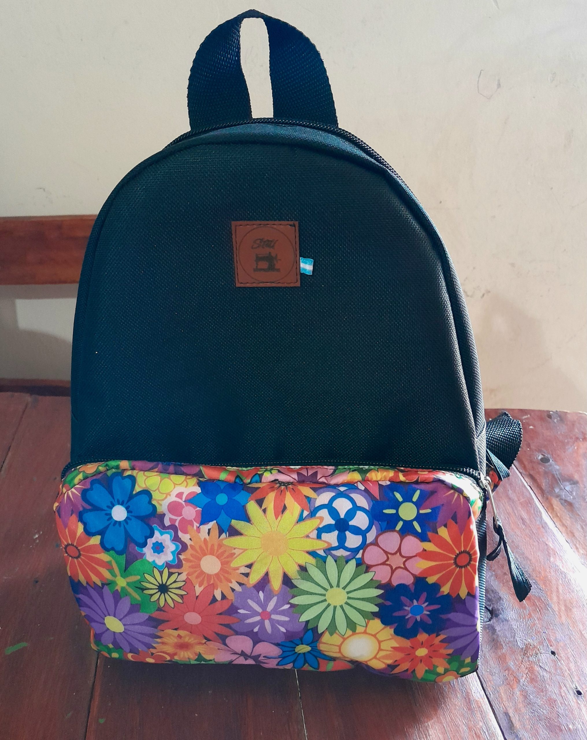 mochila niÑa 1 tira flor